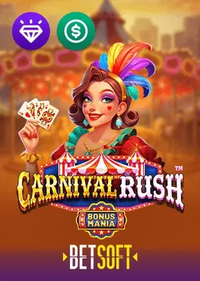 Carnival Rush pokie by Betsoft at Winshark